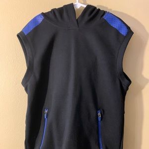 Boys sleeveless hoodie size small